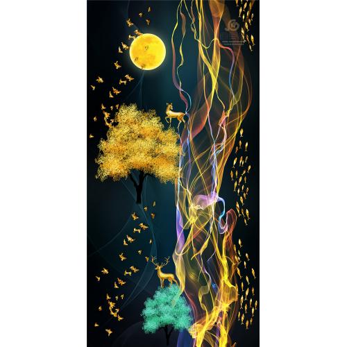 玄关画XGH100*200-2