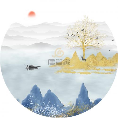 圆形晶瓷画RXH100-2