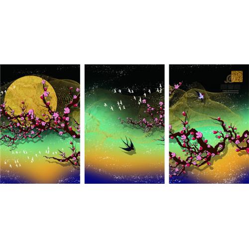 等宽三联画DSL80*100-2