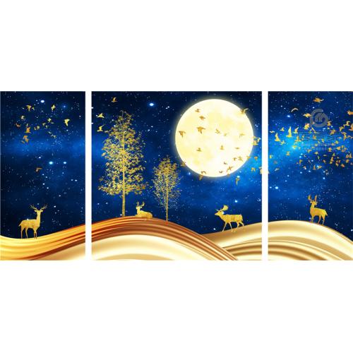 中宽三联画ZSL12012060120-5