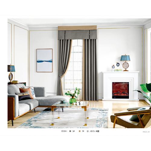 窗帘A貂绒麻加厚5号