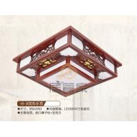 红木羊皮灯H-J005小方