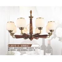 木头吊灯H-J8018-8（定做款式）