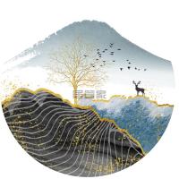 圆形晶瓷画RXH100-1