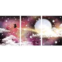 卡通等宽三联画KDSL80*100-2