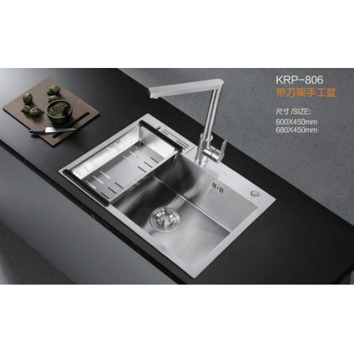 带刀架手工盆680*450