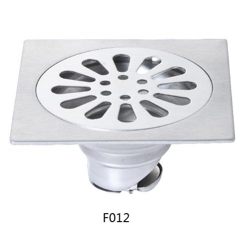 D15F012不锈钢太阳花单用自封地漏