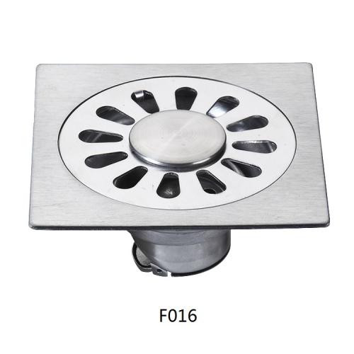 D12F016不锈钢太阳花双用自封地漏