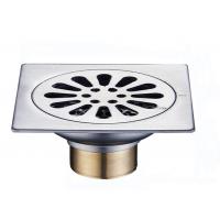 DTF012不锈钢太阳花单用铜封地漏