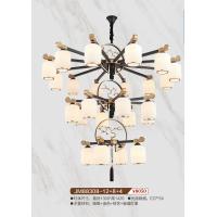 JM88308-12+8+4新中式铁艺吊灯