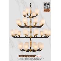 JM87101-8+12+8+4新中式铁艺吊灯