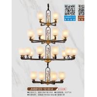 JM88123-1+8+4锌合金吊灯